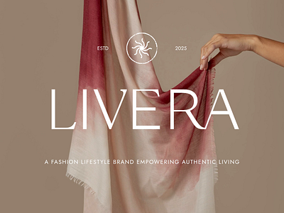 Livera - Logo Fashion Lifestyle branding clean fashion graphic design lifestyle logo logo branding logo design luxury minimalism motion graphics