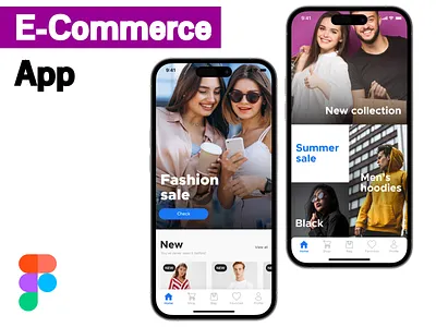 E-Commerce App UIUX 3d animation branding design figma graphic design illustration logo motion graphics ui vector