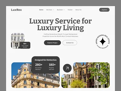 Luxury real estate website ui design best website ui figma ui design figma uiux design figma website figma website design landing page ui landingpageui luxury real estae ui modern real estate property web uiux property website ui real estate design real estate ui real estate website ui uiux design ux website design website ui design