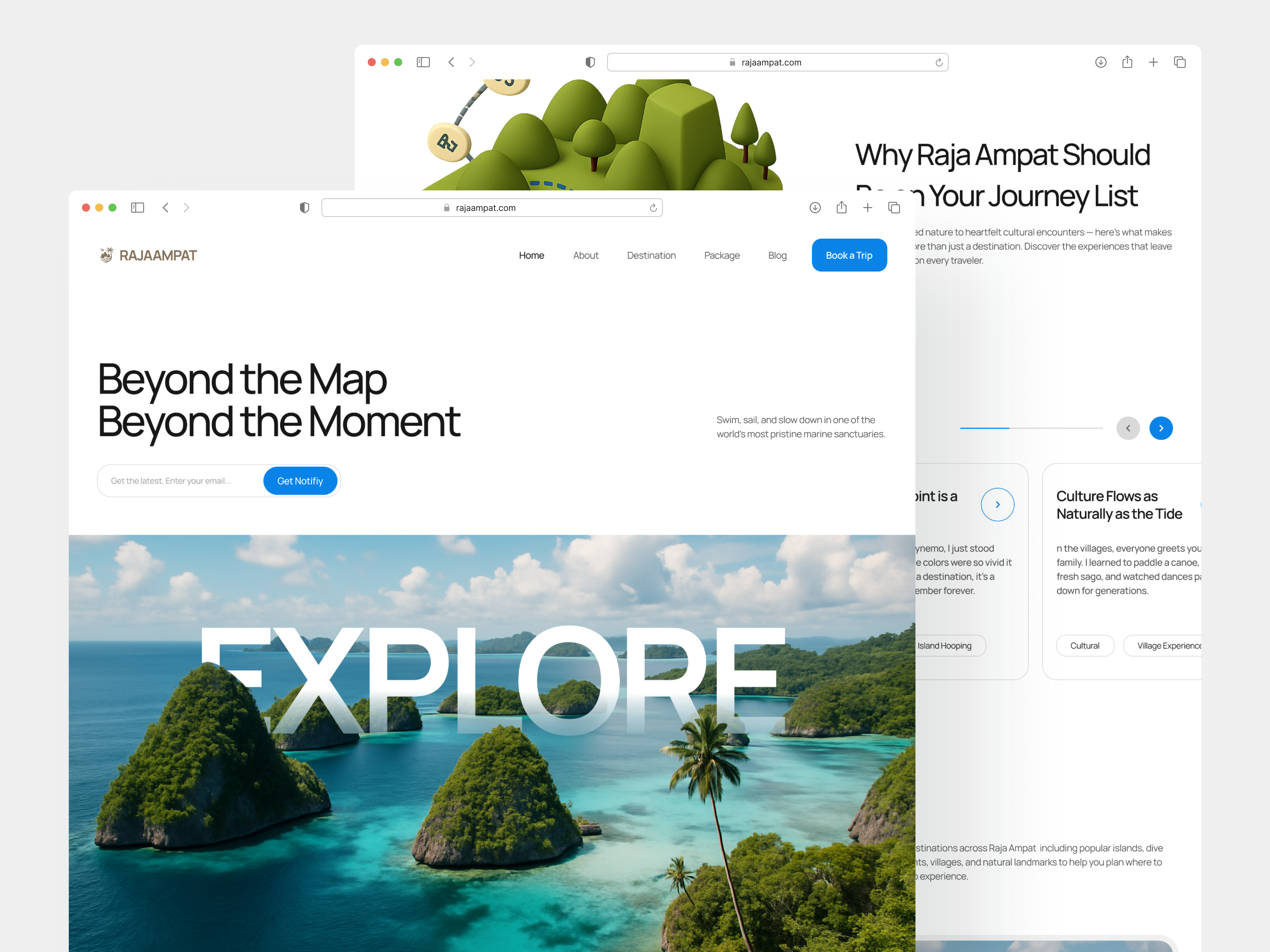 Example of Real Estate Website UI Design Responsive