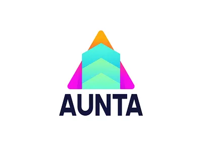 Aunta Logo branding colors custom data digital direction dynamic for sale unused buy glory glossy innovative layers logo motion premium progress repeat timeless triangle vivid