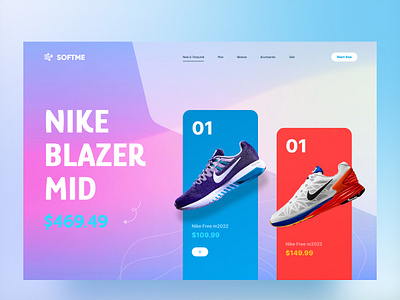 Modern Sneaker E-Commerce UI Design clean interface ecommerceui fashiontech footwear website minimalistdesign nike nike blazer mid online store design product page design responsive design shoe shop ui shopping app sneakerdesign sportswear ui trendy layout uidesign uiux design ux concept webdesign