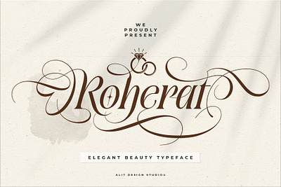 Roherat Typeface design font fonts letteing typeface