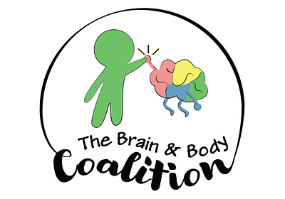 Brain and Body Coalition Logo Process character creation childrens logo design graphic design illustration logo typography