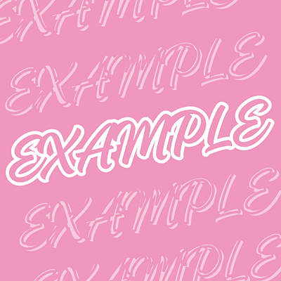 Final testing graphic design typography