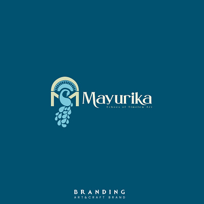 Brand Identity Design For - Mayurika brandidentity branding design ethnic graphic design illustration logo logodesign packagingdesign traditional vector