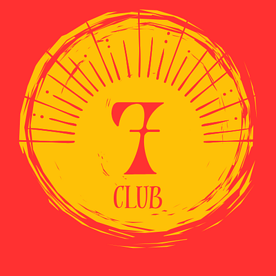 7 CLUB LOGO branding graphic design logo typography