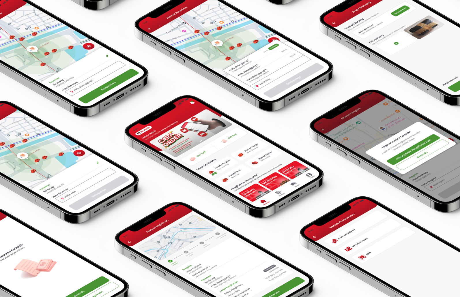 Logistic Service Mobile App figma graphic design logistic app mobile app mobile app design mobile ui shipping app ui ui design ui prototype uiux user flow