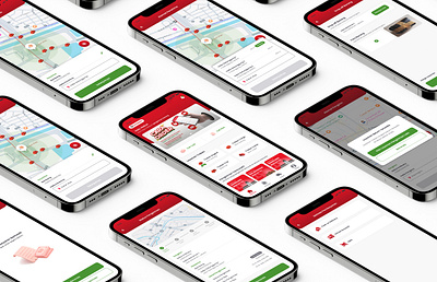 Logistic Service Mobile App figma graphic design logistic app mobile app mobile app design mobile ui shipping app ui ui design ui prototype uiux user flow
