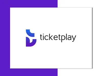 Ticketplay Logo airline airline company branding creative logo logo designer logodesign logos plane saas startup logo ticket ticket company ui logo website logo