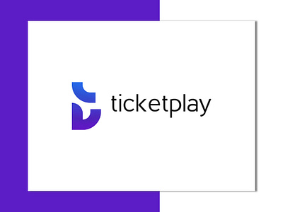 Ticketplay Logo airline airline company branding creative logo logo designer logodesign logos plane saas startup logo ticket ticket company ui logo website logo