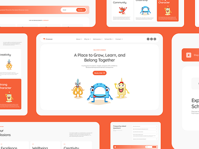 Dreenan - Web Design hero section landing page ui ux web web design web ui web ux