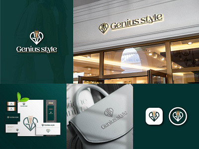 Women's Luxury lifestyle logo design & Brand identity heart shaped logo