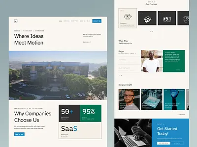 Consult NTA Website - Digital Solution Consulting business clean ui consulting consulting website homepage international client it seervices technology uiux design website design