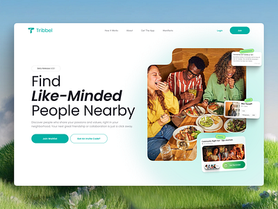 Startup Landing Page app design landing page startup ui web design