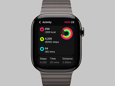 Apple Watch Concept apple watch mobile app smart watch ui uidesign uiux ux