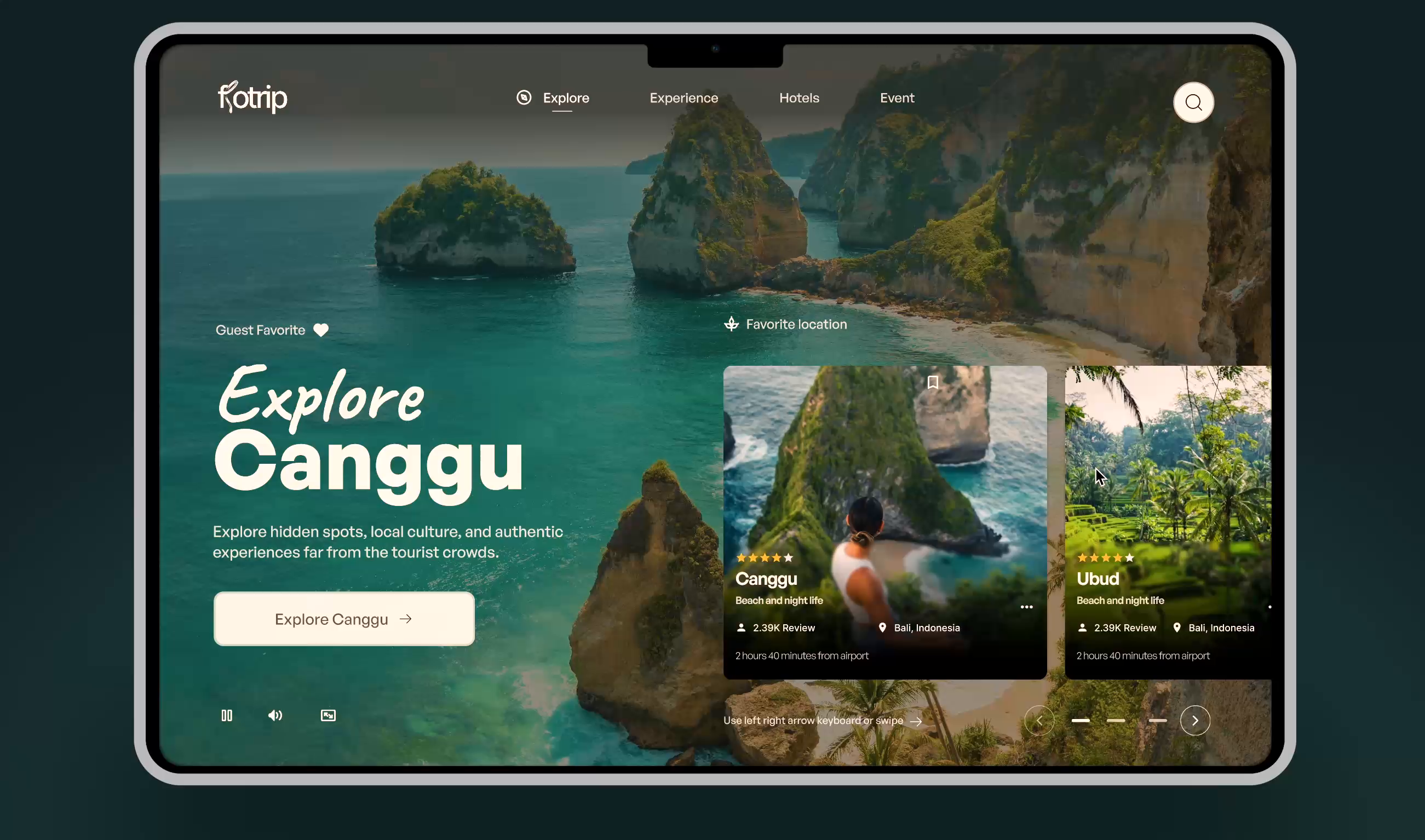 Example of Premium Website/Mobile App UI/X Design