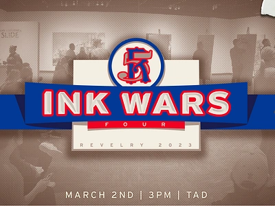 Ink Wars 4 baseball graphic design sports typography