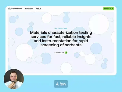 3D Scroll Animation for a Landing Page 3d 3d scroll design design studio graphic design gsap interaction interface landing landing page motion design nuxt.js product design three.js ui ux web web design web development