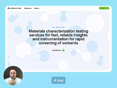3D Scroll Animation for a Landing Page 3d 3d scroll design design studio graphic design gsap interaction interface landing landing page motion design nuxt.js product design three.js ui ux web web design web development