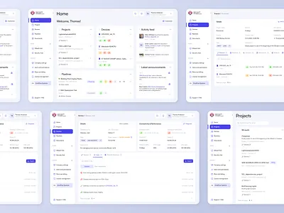Software Automation Web App Design app automation complex development device management minimalistic pipeline platform project redesign software ui ux web