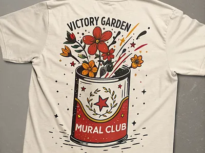 Victory Garden Mural Club 3d animation branding graphic design logo motion graphics ui