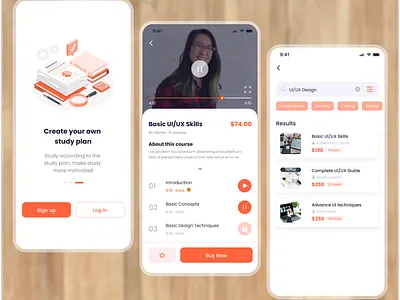 E-Learning App UIUX app design app experience education app education app design elearning elearning app elearning platform graphic design mobile app mobile app uiux students journey uiux user interface