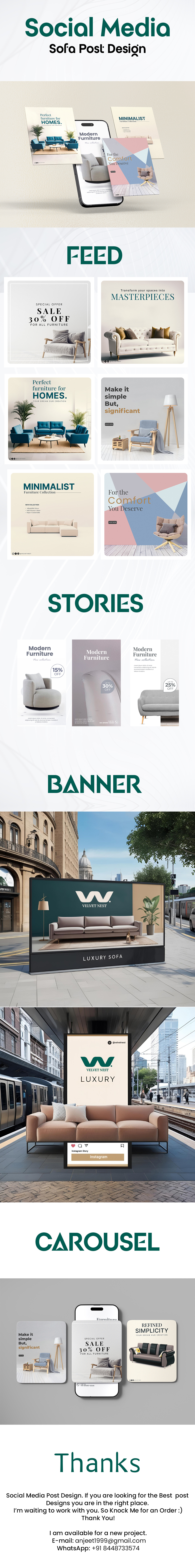 Social Media -SOFA adobe photoshop animation branding corel design designinspiration graphic design illustration illustrator logo motion graphics photoshop social media ui