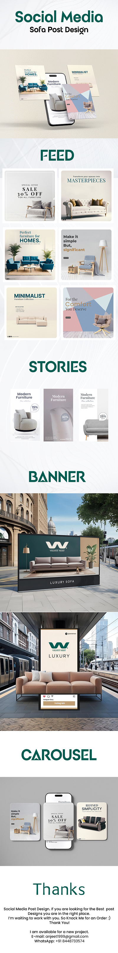 Social Media -SOFA adobe photoshop animation branding corel design designinspiration graphic design illustration illustrator logo motion graphics photoshop social media ui
