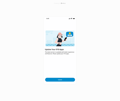 Force Update - 910 Shoes Ecommerce Mobile Apps appdesign branding cta design ecommerce flatdesign forceupdate graphic design illustration jogging shop shopping sport spotillustration ui uiux update ux
