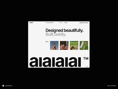 aiaiaiai™ — Webflow Portfolio Template design figma figma template jitter portfolio template web design webflow webflow template