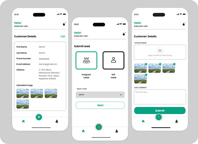 Sales Tracking App graphic design sales app sales tracker sales tracker application ui