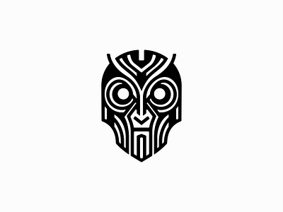 Samhain Mask Logo branding celtic design emblem face geometric icon identity illustration lines logo mark mask mystic ritual samhain spiritual symbol tribal vector