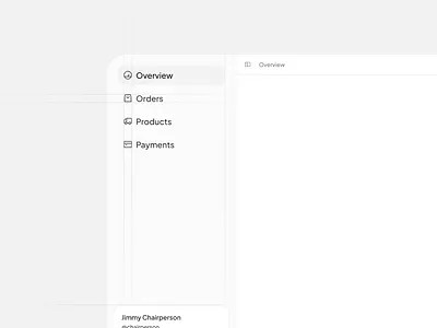 Responsive Sidebar UI Reference minimalist modern ui design web design