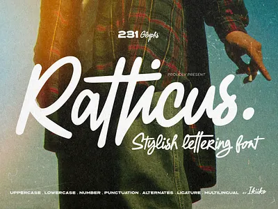 Ratticus - Stylish Lettering Font branding doodle font fonts funky handwriting hipster lettering logo poster quotes street style stylish thug typeface typo typography urban