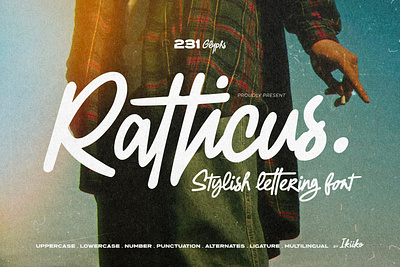 Ratticus - Stylish Lettering Font branding doodle font fonts funky handwriting hipster lettering logo poster quotes street style stylish thug typeface typo typography urban