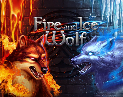“Fire & Ice Wolf” Slot Game art for games blackjack casino casino games conceptart digital art entertainment free spins gambling game art game design gamedev gaming gaming industry graphic design igaming jackpot slot design slotmachines slots