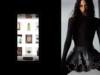 AOI animation app design fashion design interface mobile mobile design motion design ui ui designer ux design