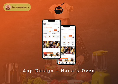 Nana's Oven - Mobile app design android app best creative delivery food graphic design ios mobile app modern pickup prototyping ued ui ux