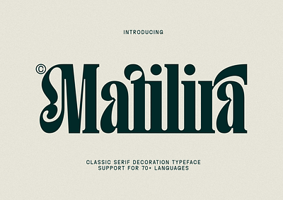 Matilira Font bold book branding classic condensed decorative display font fonts free font headline heritage lettering poster serif streetwear tall typeface vintage website