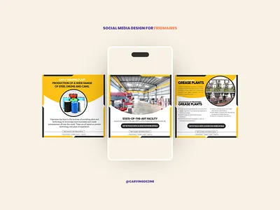 Professional Social Media Templates for Frigmaires🌐 adobe photoshop b2b b2b branding branding carvingdezine content design digital media graphic design industrial industrial design instagram post instagram story social media social media design social media template vibrant