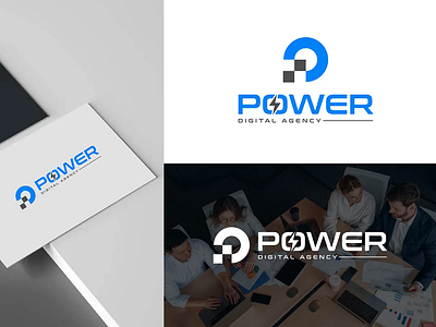 POWER Agency 3d branding design graphic design illustration logo mockup ui ux vector