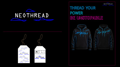 NeoThread – Fictional Digital Fashion Brand Identity branding designing graphic design logo