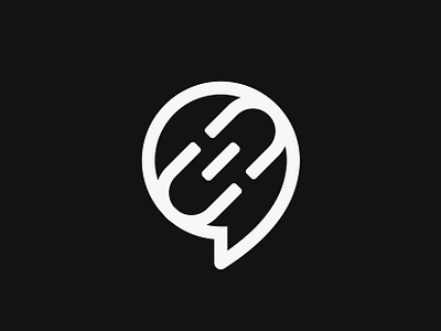 Link Chat Logo app logo app logo design branding chat logo chatting connecting dating logo design graphic design illustration link link logo logo logo designer talking logo vector