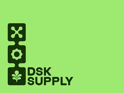 DSK SUPPLY: AgriTech Brand Identity & Digital Platform agri tech agritech agritech design agritech logo brand design brand identity brending green icon logo logo design logotype mark minimal modern modern logo design monochrome nature simple visual identity