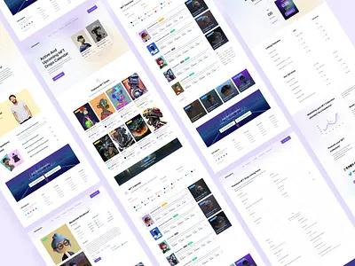 NFT Drop Gems artwork clean design crypto design digital currency nft nft website non fungible token token ui user experience user interface ux web web design website website redesign