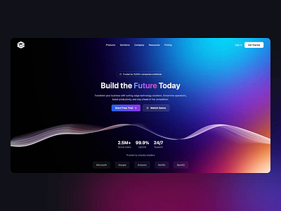 Saas Hero Animation 3d 3d animation 3d website 3d website design animated website homepage homepage design landing landing page landing page animation landing page design ui design ui ux user interface ux design website website animation website design