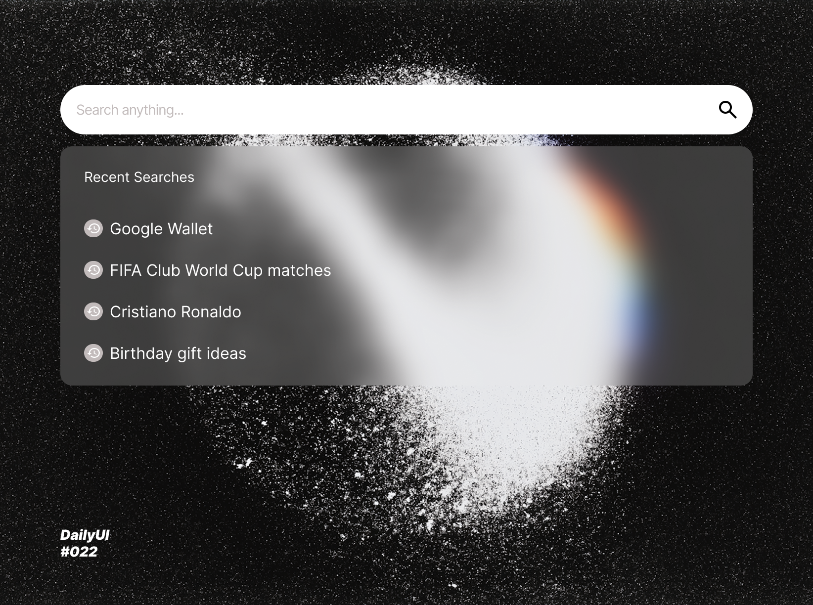 Search - DailyUI #022 3d branding dailyui dailyui022 design figma graphic design search search bar ui ui design