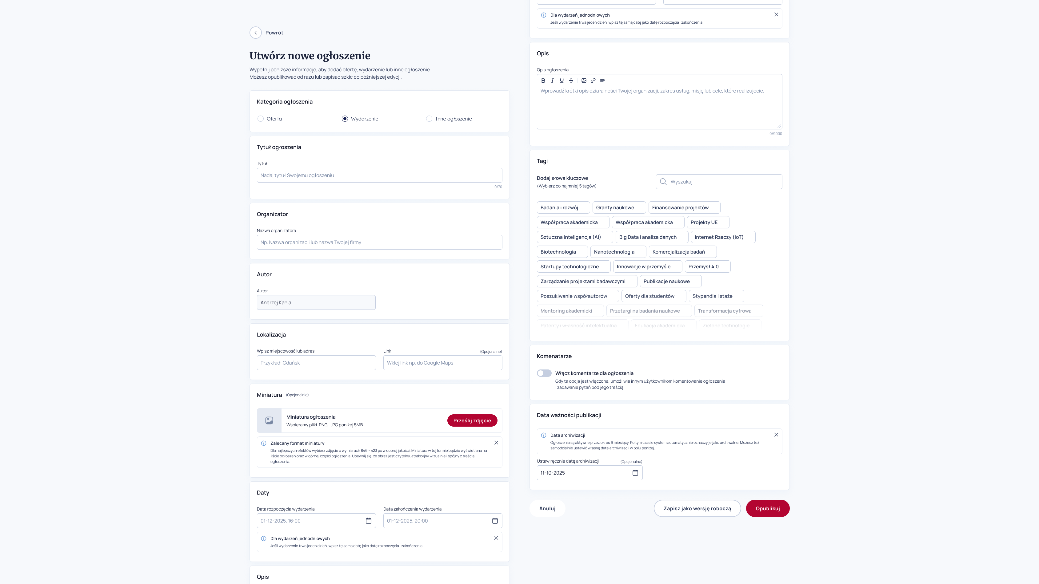 Intuitive Publishing Experience for a Science & Business Collabo accessibility cleanui collaborationplatform designforgood designsystem dribbbleshowcase eventdesign formdesign innovation productdesign scienceandbusiness uicomponents uidesign uxdesign webapp