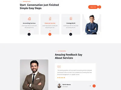 Noxify – Accounting Business Consulting WordPress Theme app design typography
